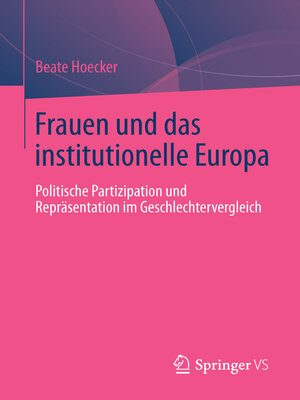 cover image of Frauen und das institutionelle Europa